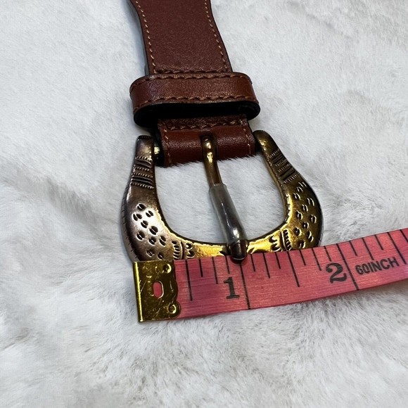 The Limited Vintage Leather Beaded Belt Women’s M Boho - Picture 7 of 7